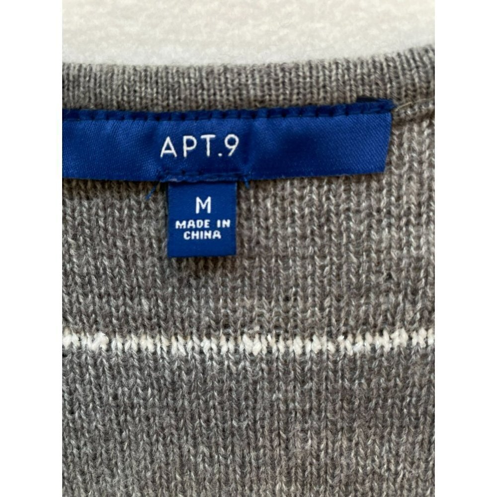 Apt. 9 Cardigan Sweater Open Front Tunic Length W… - image 7